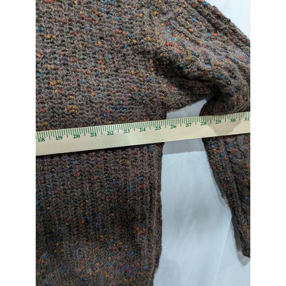 Knox Rose Sweater Chunky Knit Brown Blue Red Orange Long Sleeve High Neck - Picture 7 of 8